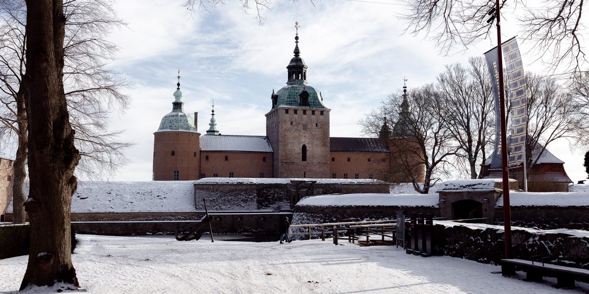 Kalmar slott på vintern