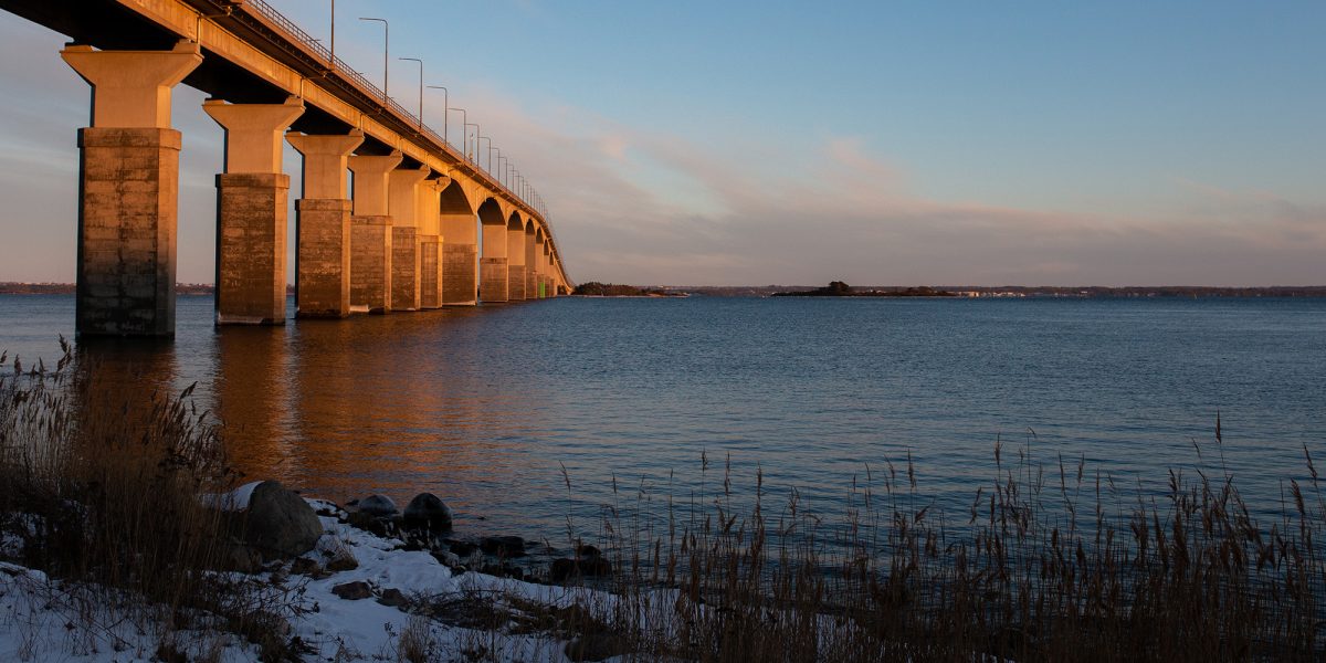 Ölandsbron på vintern